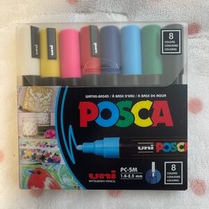 Posca Paint Marker 8 Colour Set (8 Pc.)